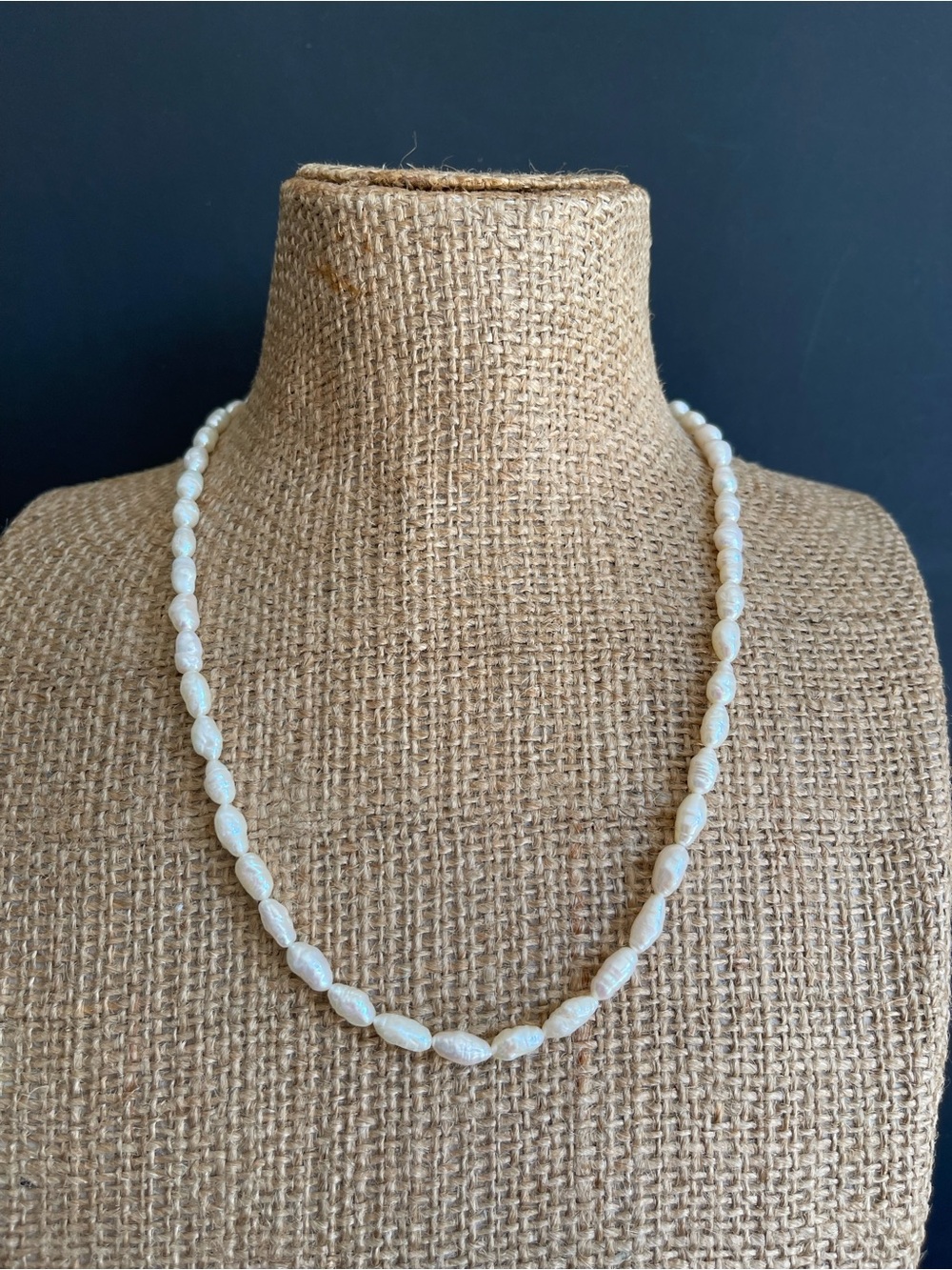 New Freshwater Pearl Bead Necklace.